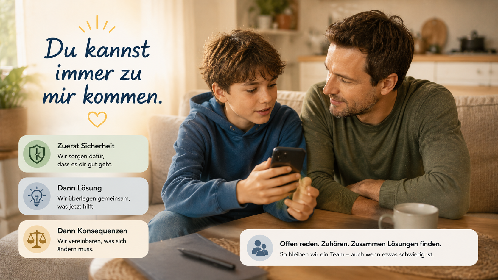 Meldekultur: Du kannst zu uns kommen